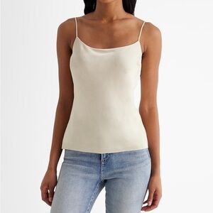 Express Satin Scoop Neck downtown cami. Size: XS